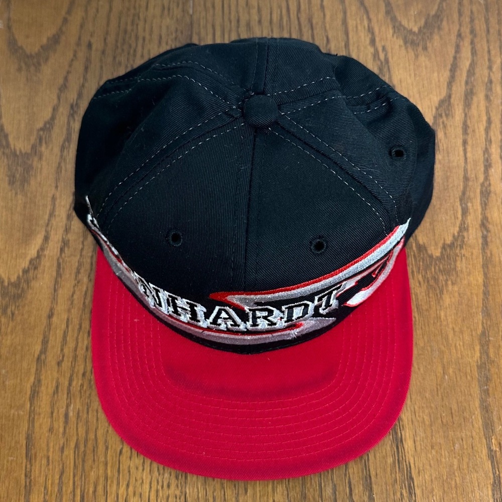 Vintage Dale Earnhardt NASCAR Hat Competitors View Black Red OSFM 3 Racing - Picture 3 of 9